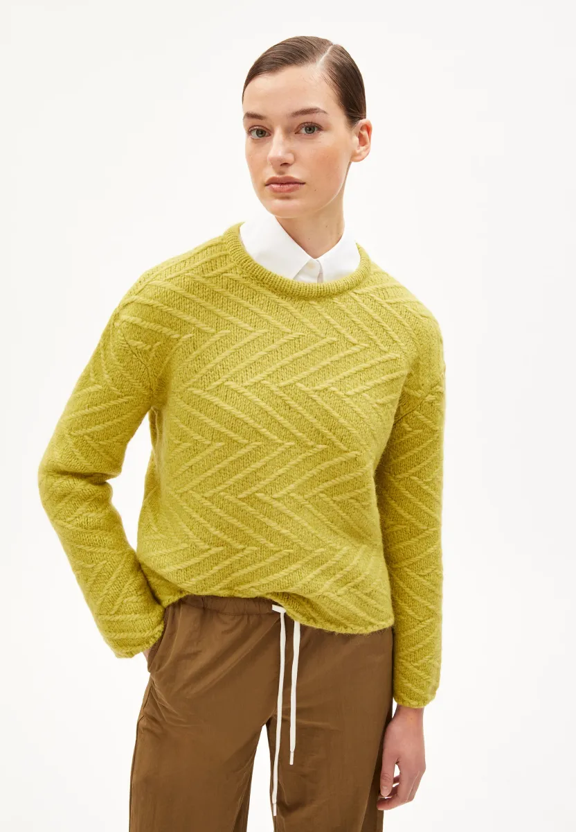 DAAGNY DIAGONAL - Strickpullover - new moss