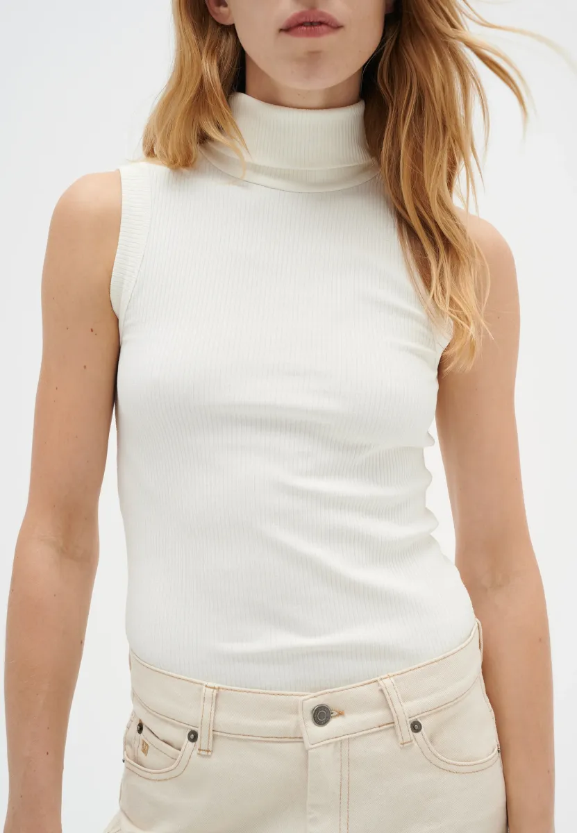 DAGNA ROLLNECK  - Top - pure white
