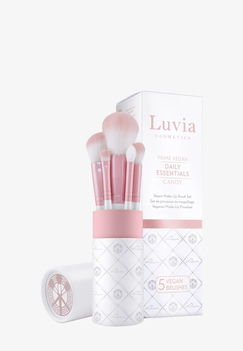 DAILY ESSENTIALS BRUSH SET - CANDY - Pinsel-Set - pearl white/candy pink