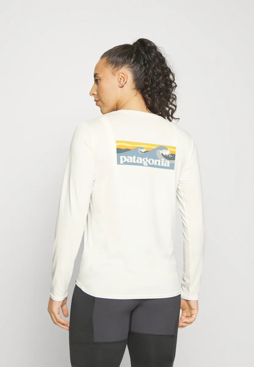 DAILY GRAPHIC WATERS - Langarmshirt - light plume grey/white