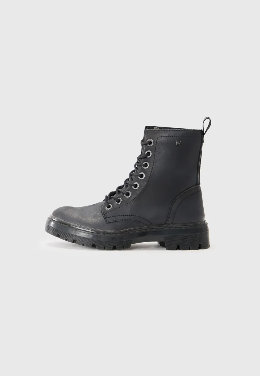 DAKOTA - Schnürstiefelette - triple black