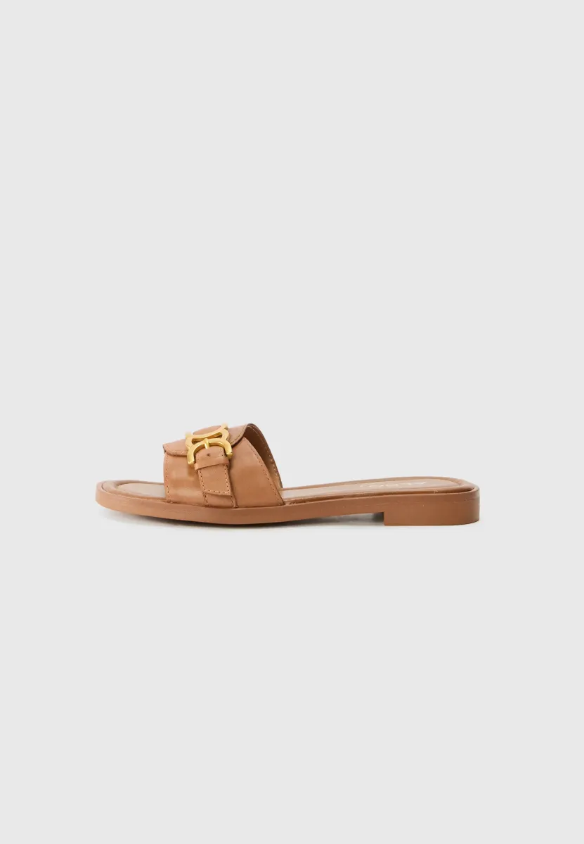 DALLAEDAR - Pantolette flach - medium brown
