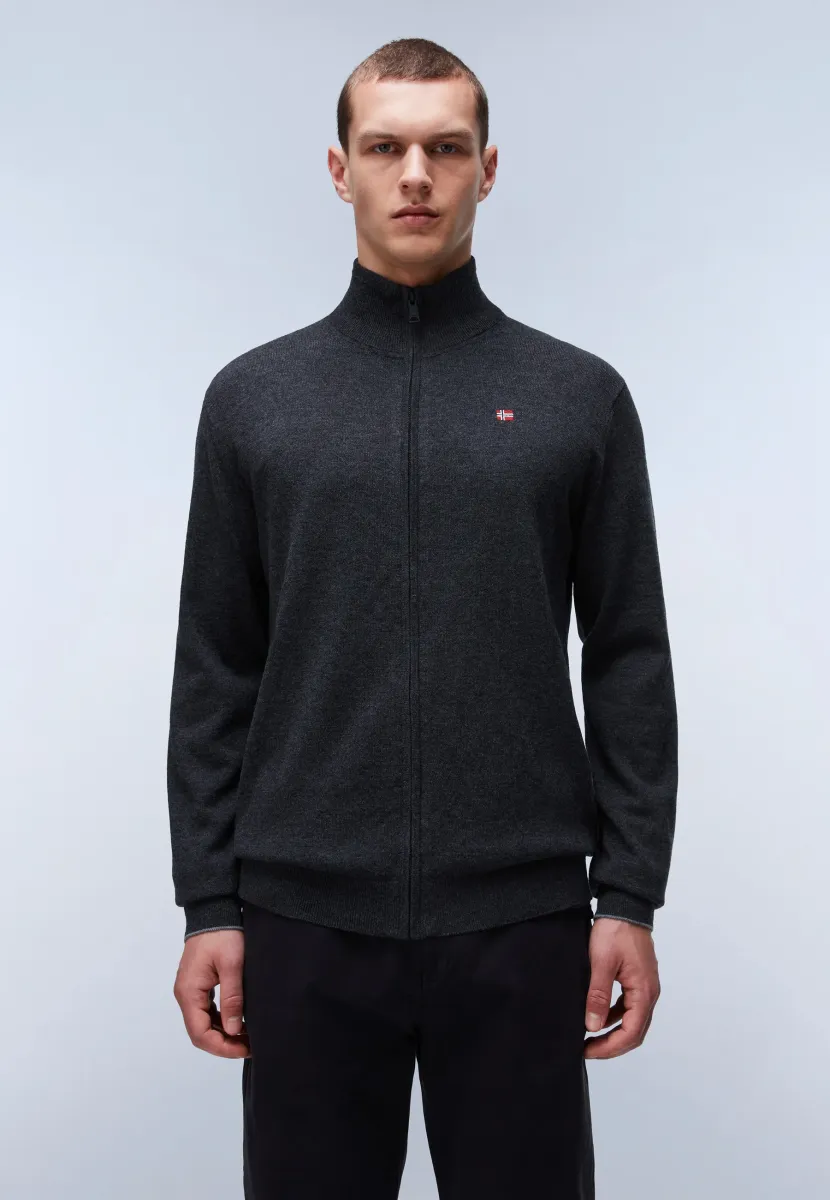 DAMAVAND - Strickjacke - anthrazit
