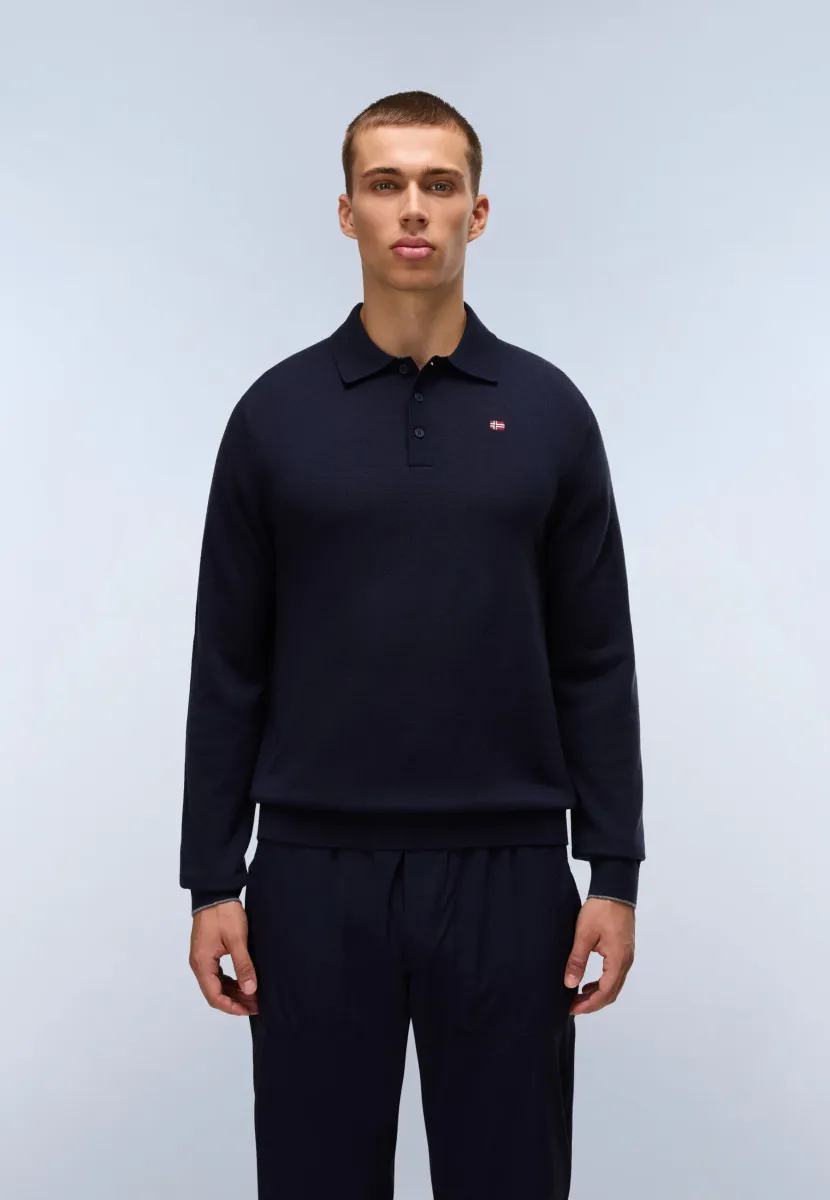 DAMAVAND - Strickpullover - blu marine