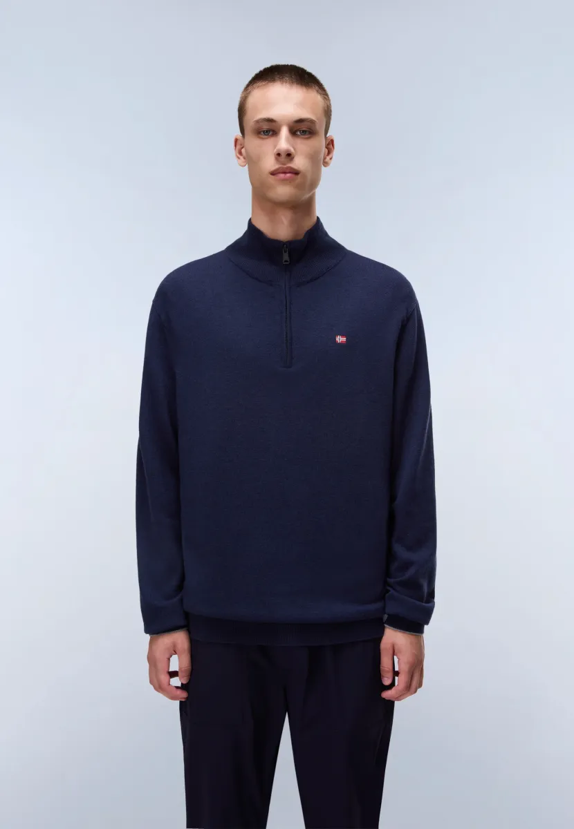 DAMAVAND - Strickpullover - blu marine