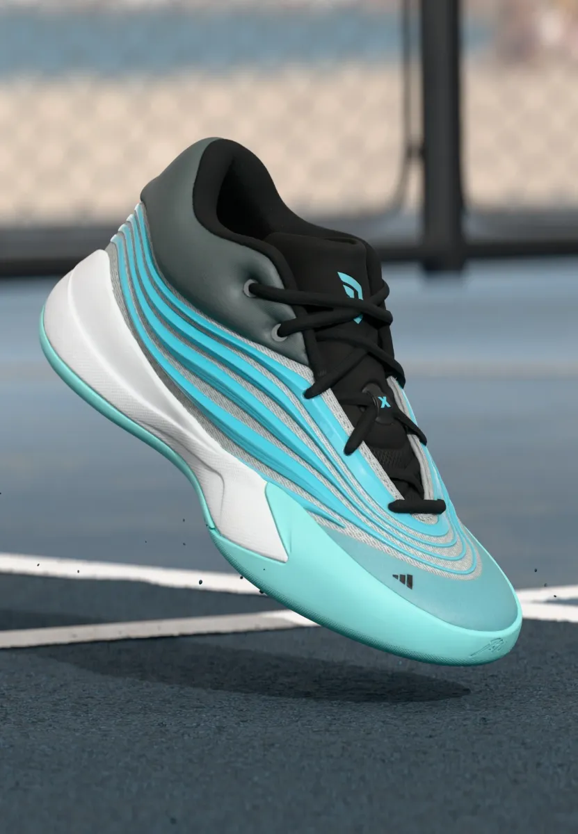 DAME X UNISEX - Basketballschuh - flash aqua/core black/grey two