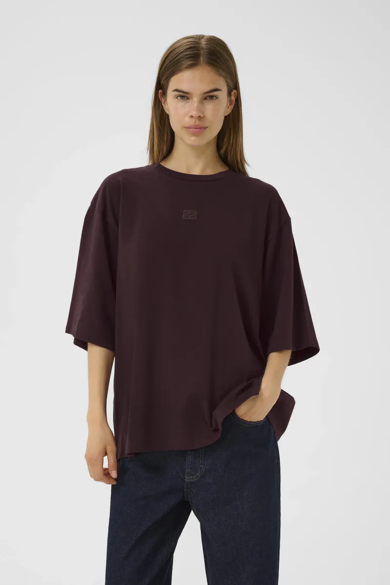 DAMI TEE - T-Shirt basic - aronia
