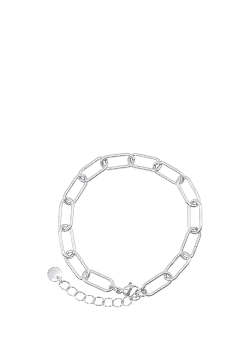 DAMIAN - Armband - silberfarben poliert