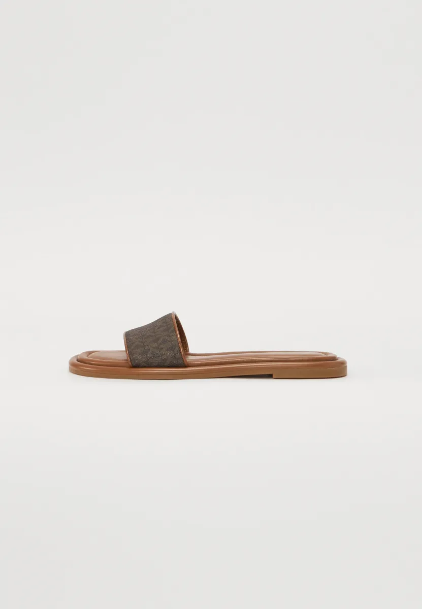 DANA SLIDE - Pantolette flach - brown