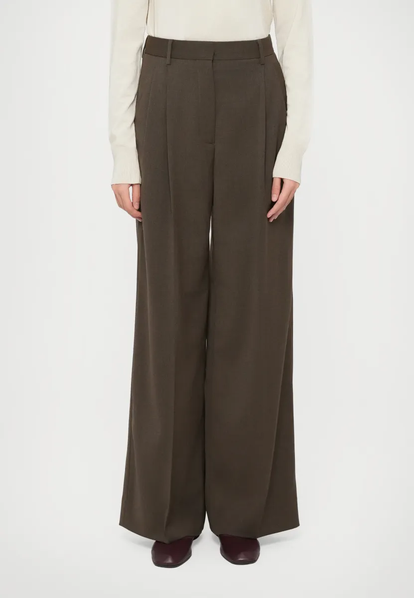 DARCEY TROUSERS - Stoffhose - walnut brown