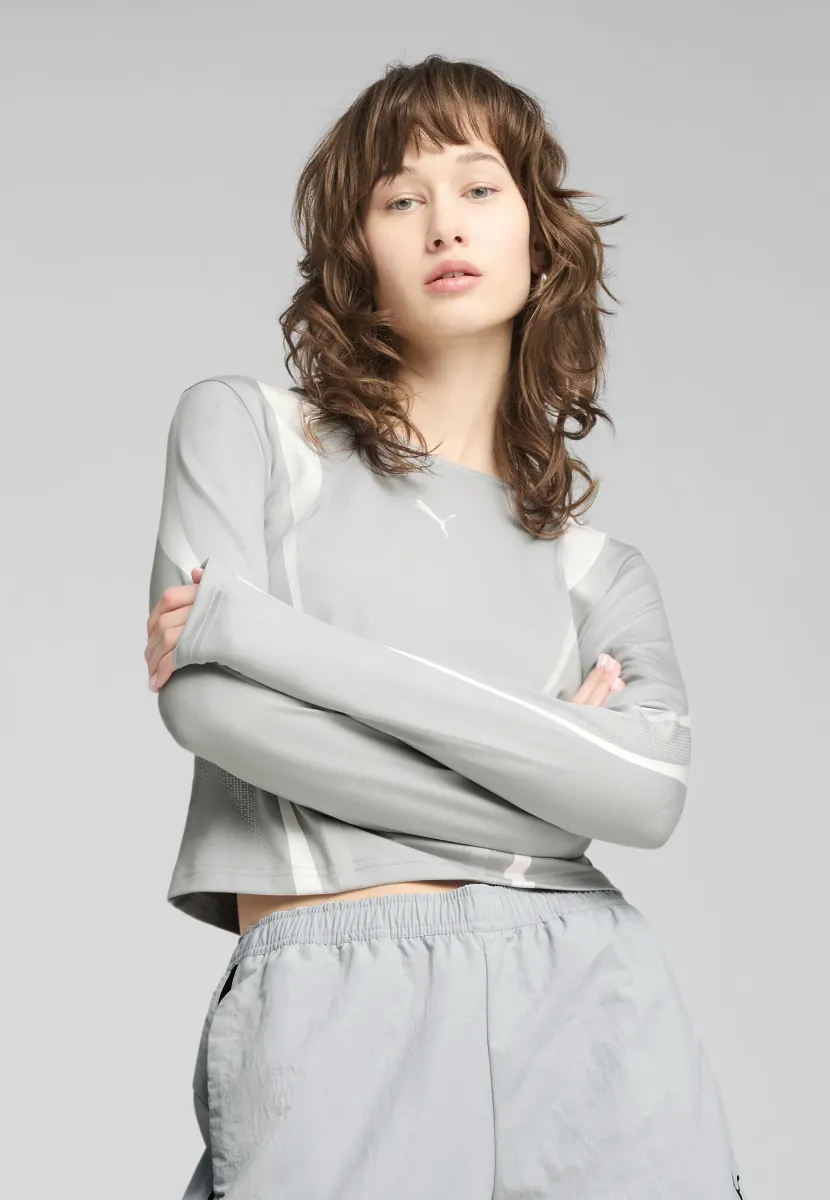 DARE TO GRAPHIC - Langarmshirt - flat light gray
