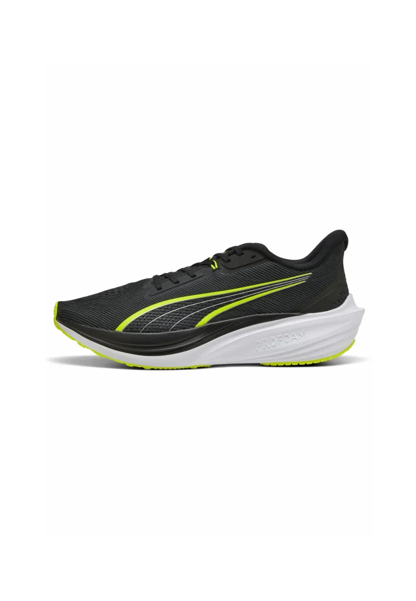 DARTER PRO - Laufschuh Straße - black yellow alert white