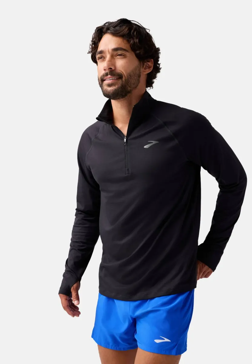 DASH 1/4 ZIP 3.0 - Langarmshirt - black