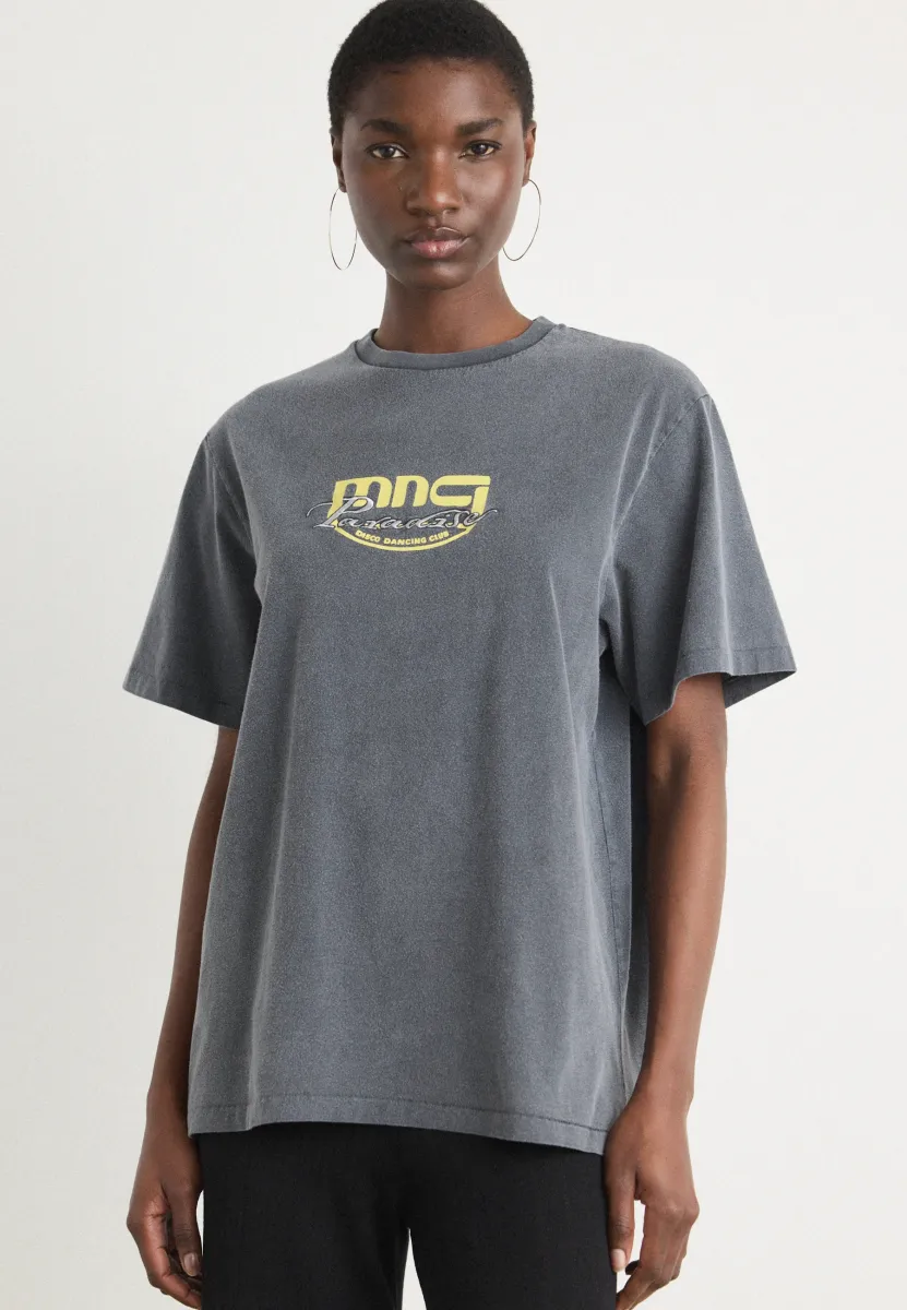 DASSEL TEE - T-Shirt print - black