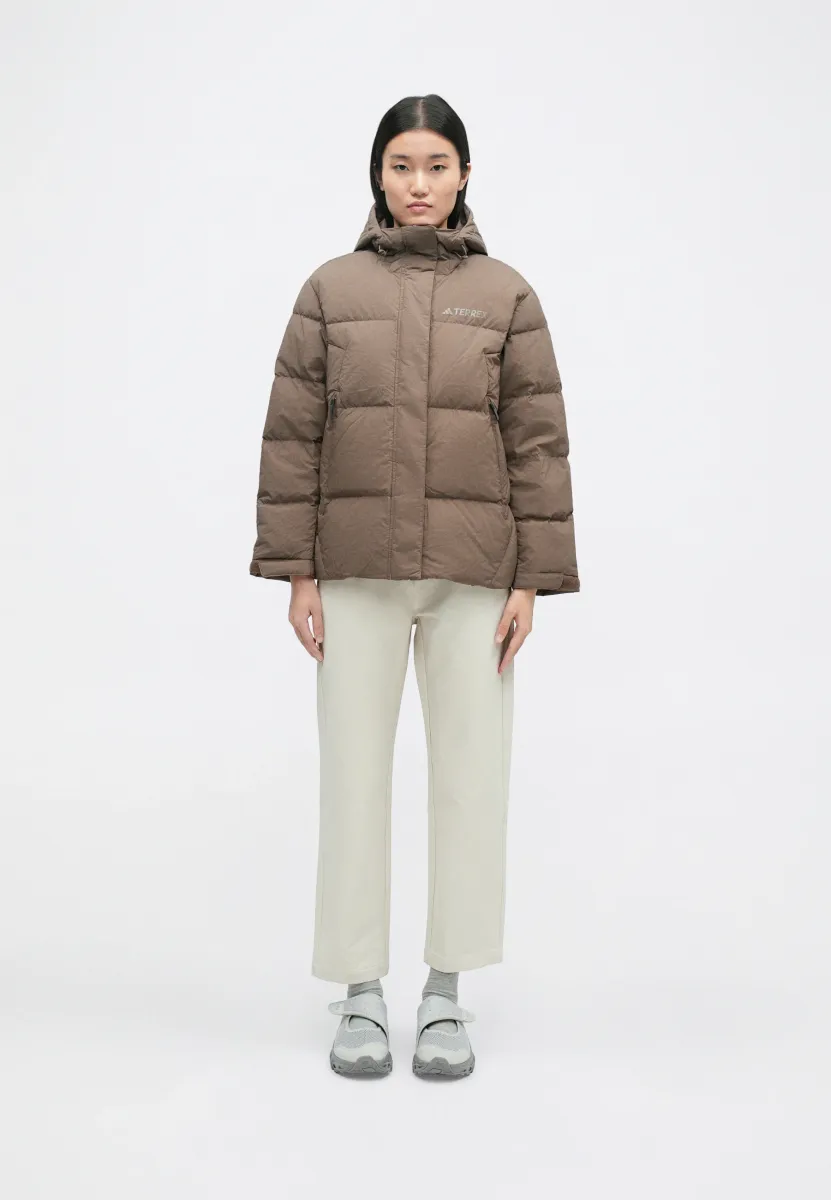 Daunenjacke - earth strata/black/trace brown