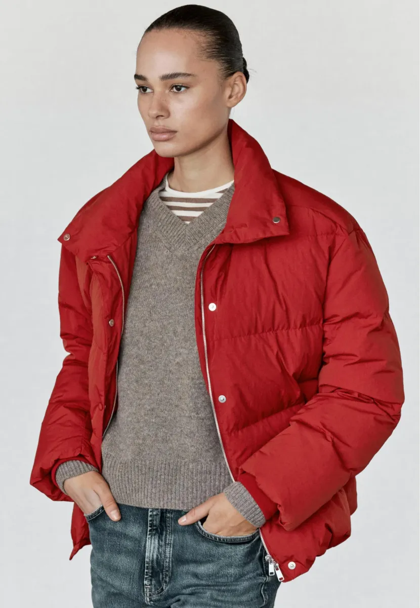 Daunenjacke - red