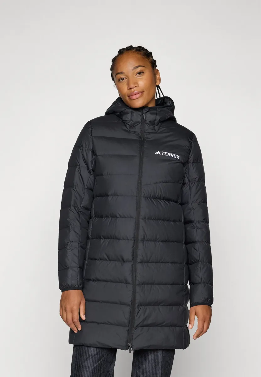 Daunenmantel - black