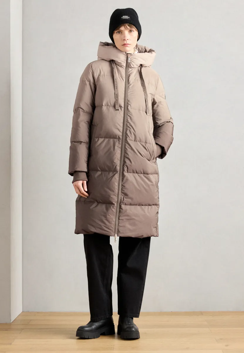 Daunenmantel - savannah tan