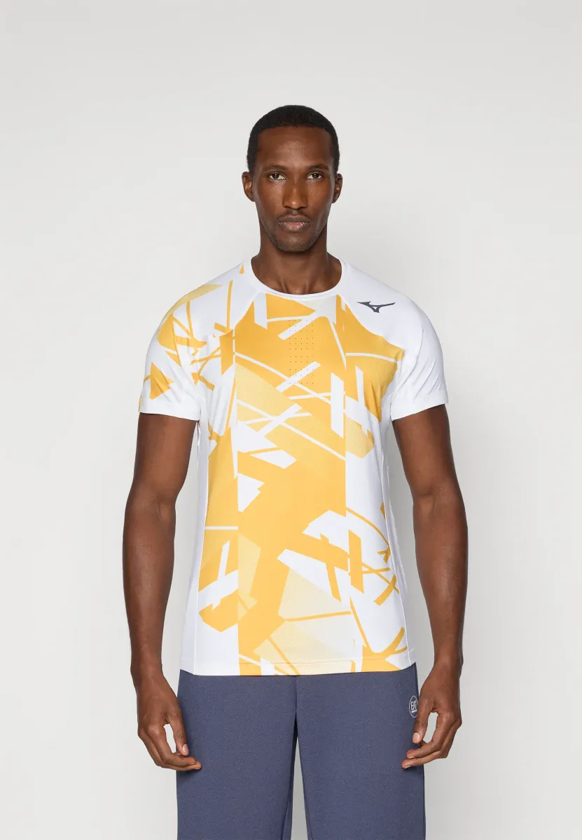 DAYBREAKERS SHADOW GRAPHIC TEE - T-Shirt print - white/citrus