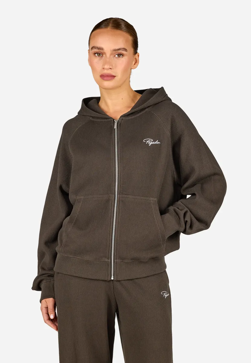 DAYITA - Strickjacke - washed walnut brown