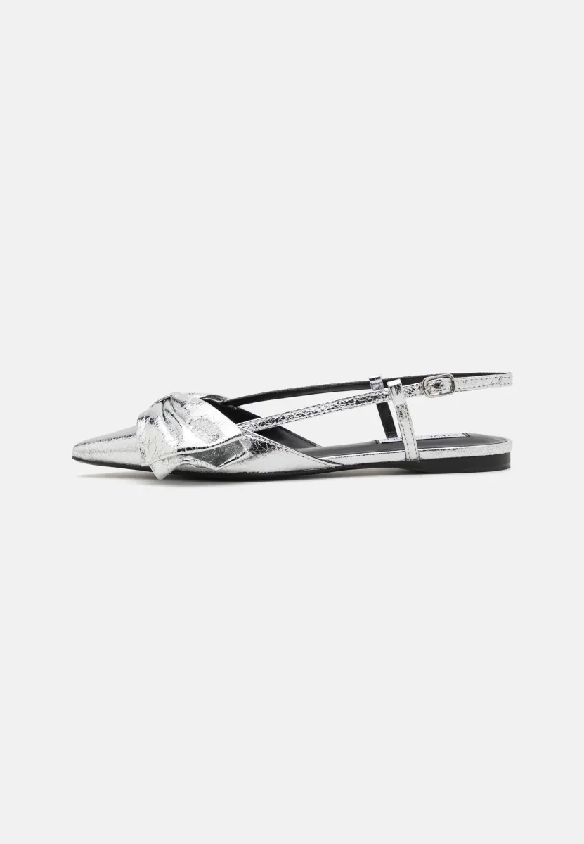 DAZZLED - Sling-Ballerina - silver