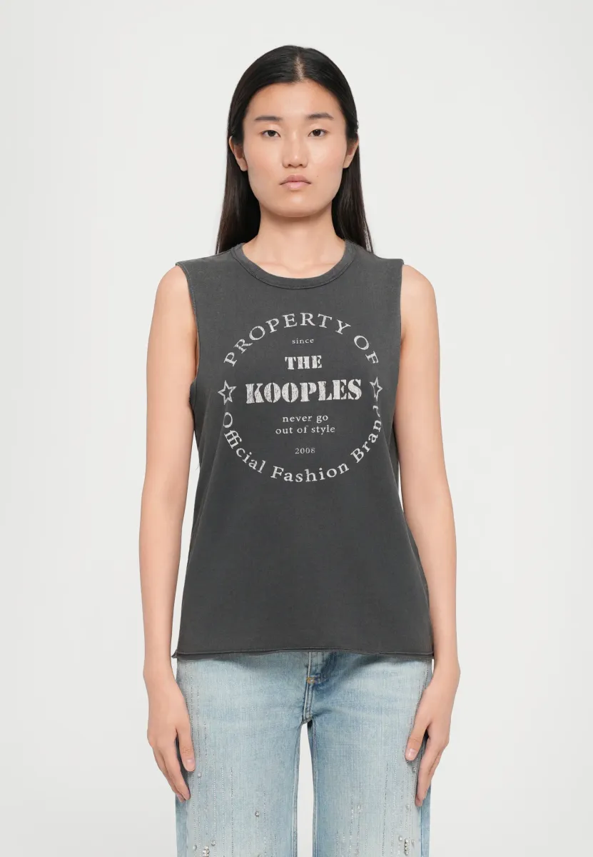 DEBARDEUR - Top - black washed