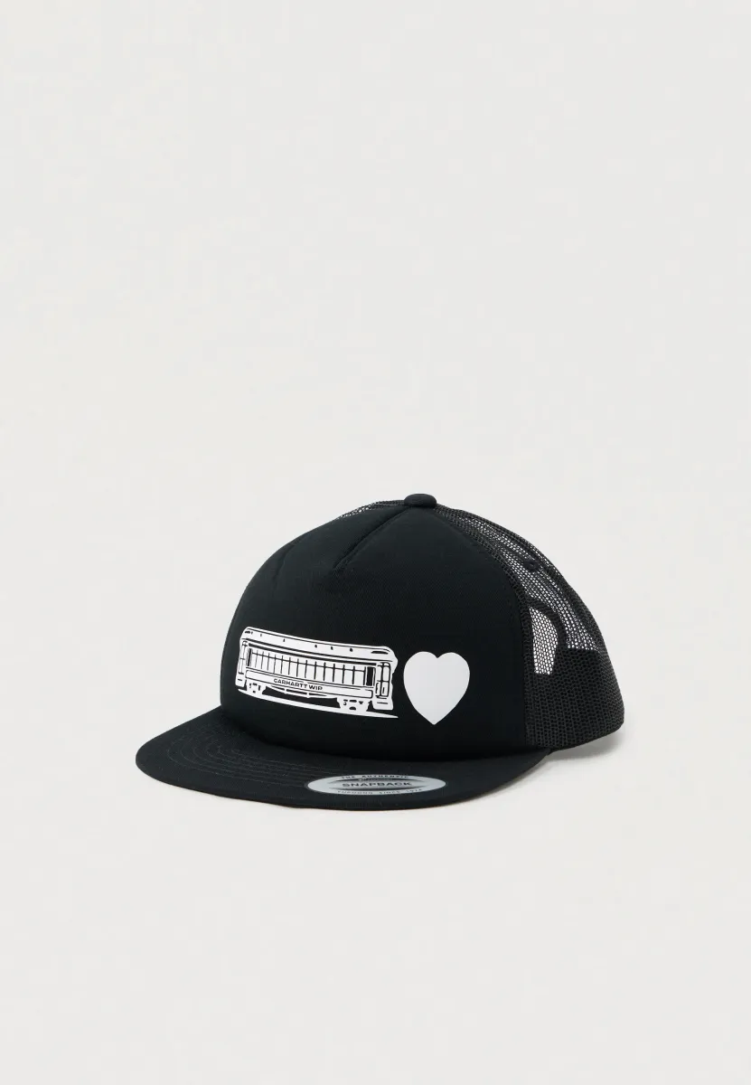 DECONSTRUCTED TRUCKER UNISEX - Cap - black