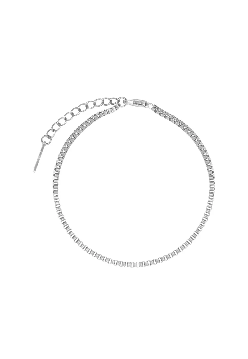 DECUS - Armband - silberfarben poliert