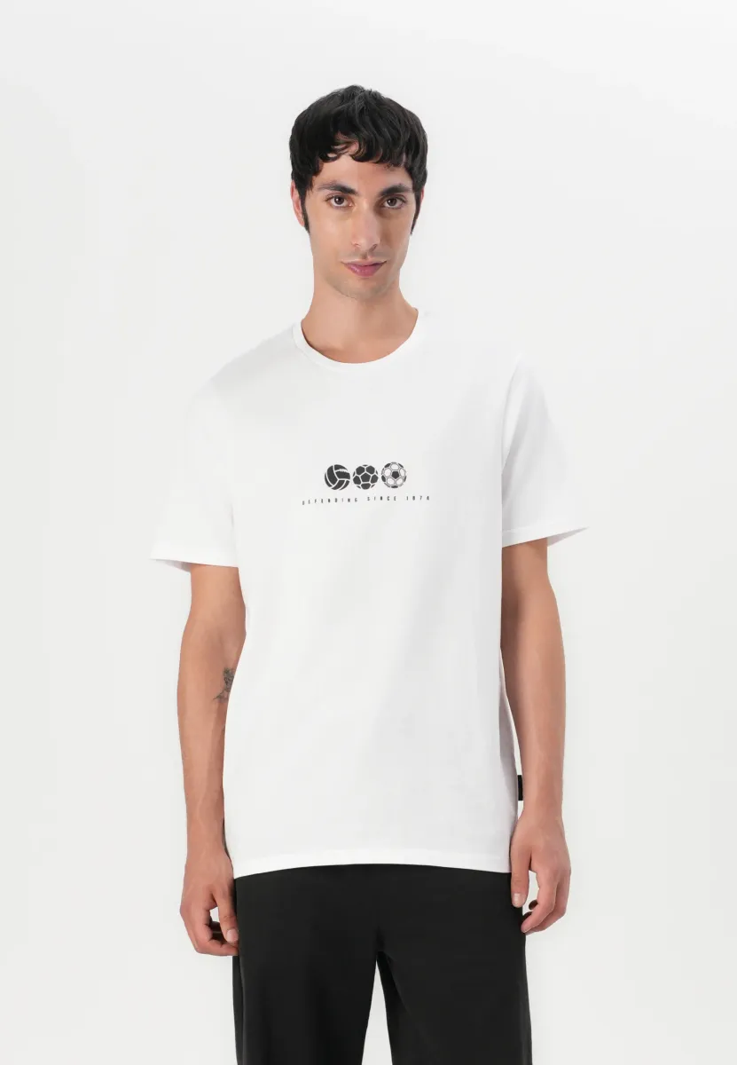 DEFENDER GRAPHIC - T-Shirt print - white