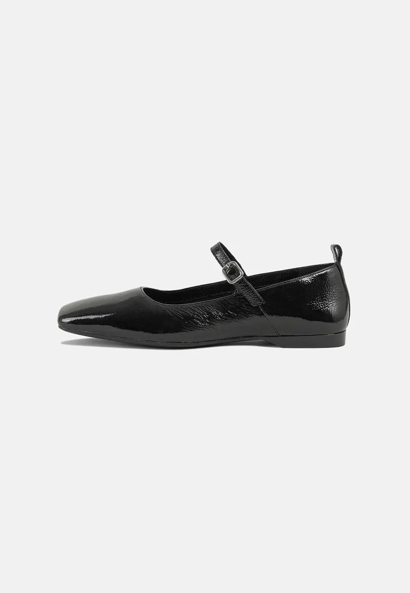 DELIA - Riemchenballerina - black