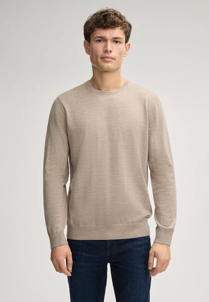 DENNY - Strickpullover - beige