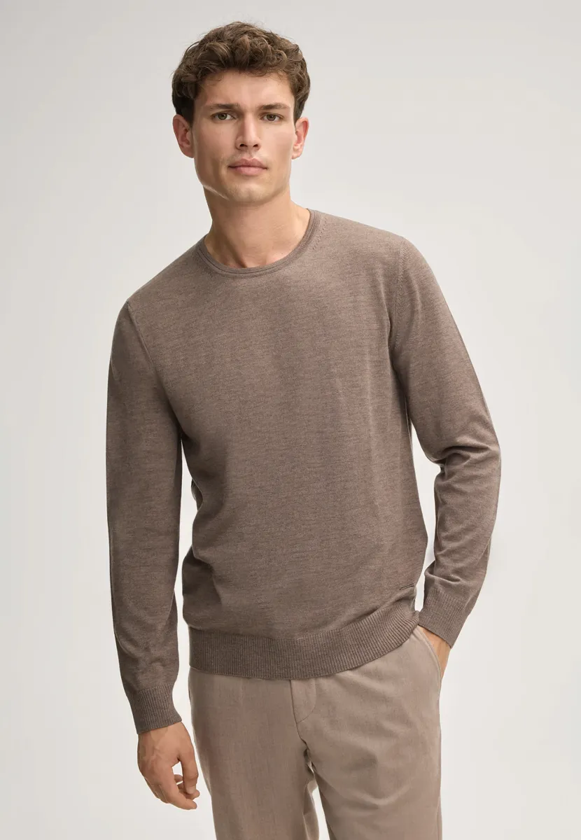 DENNY - Strickpullover - braun