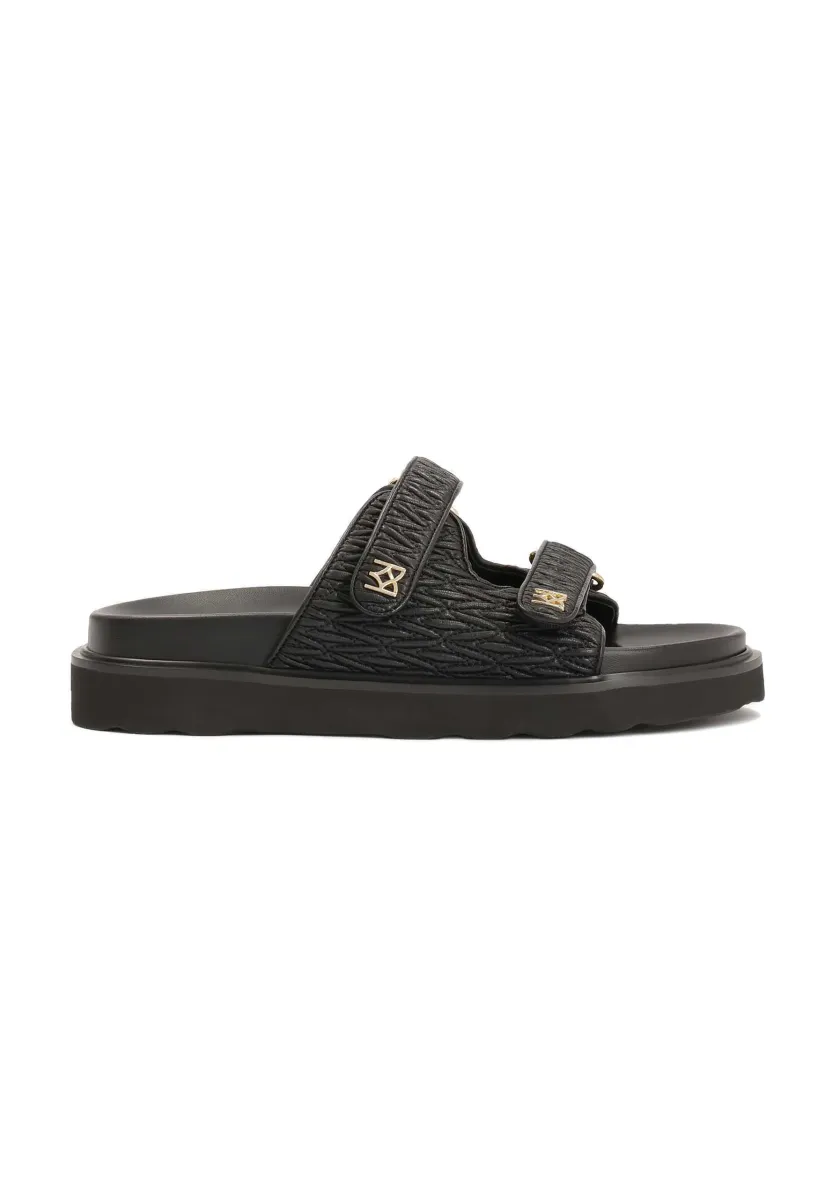DESIRE - Pantolette flach - black