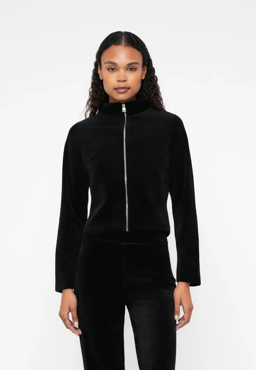DESSIE - Sweatjacke - black