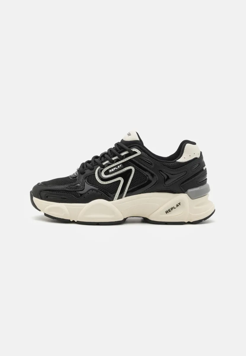 DESTINY FINE - Sneaker low - black/white