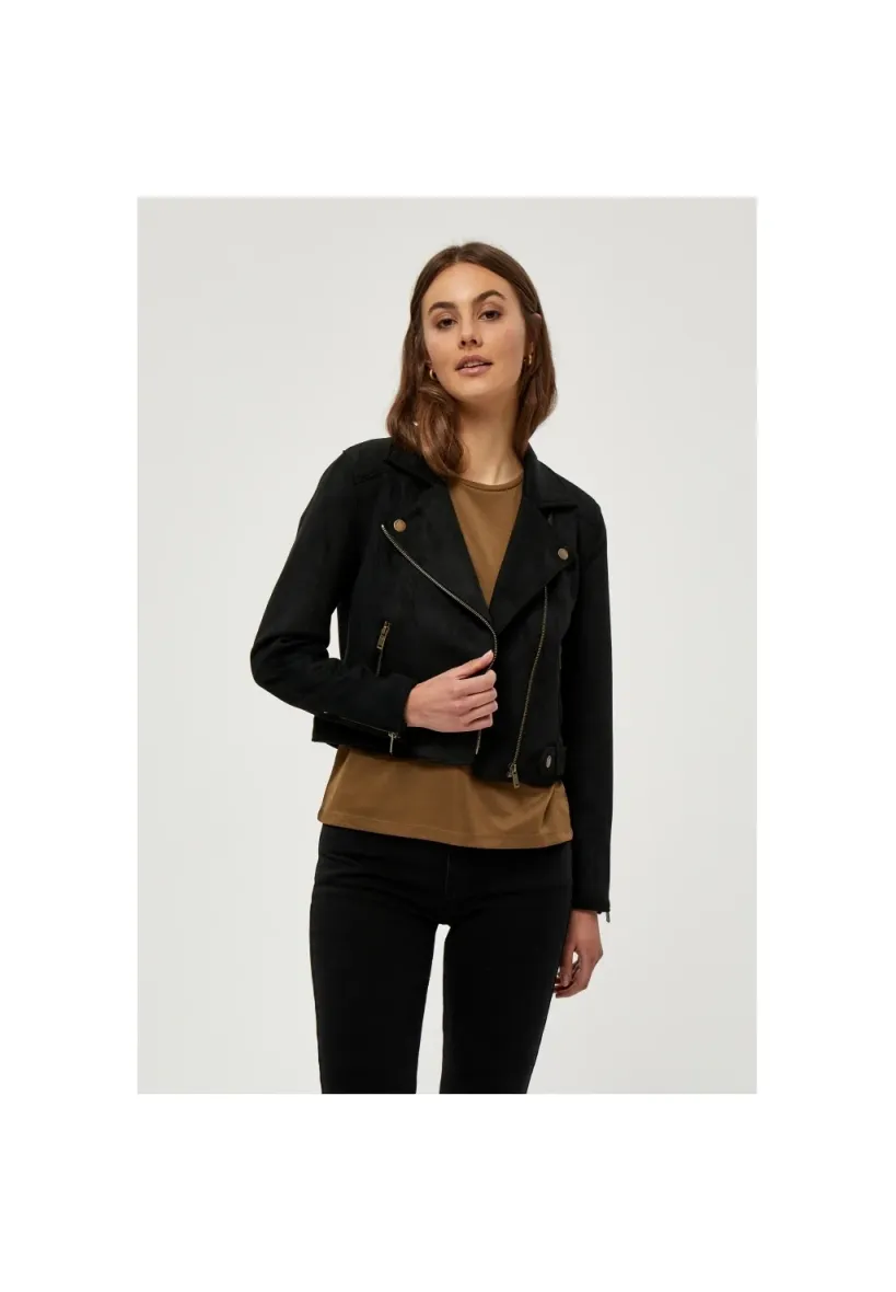 DETABARAK - Kunstlederjacke - black