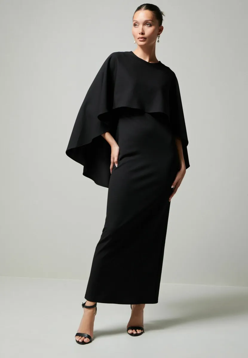 DETAIL - Jerseykleid - black