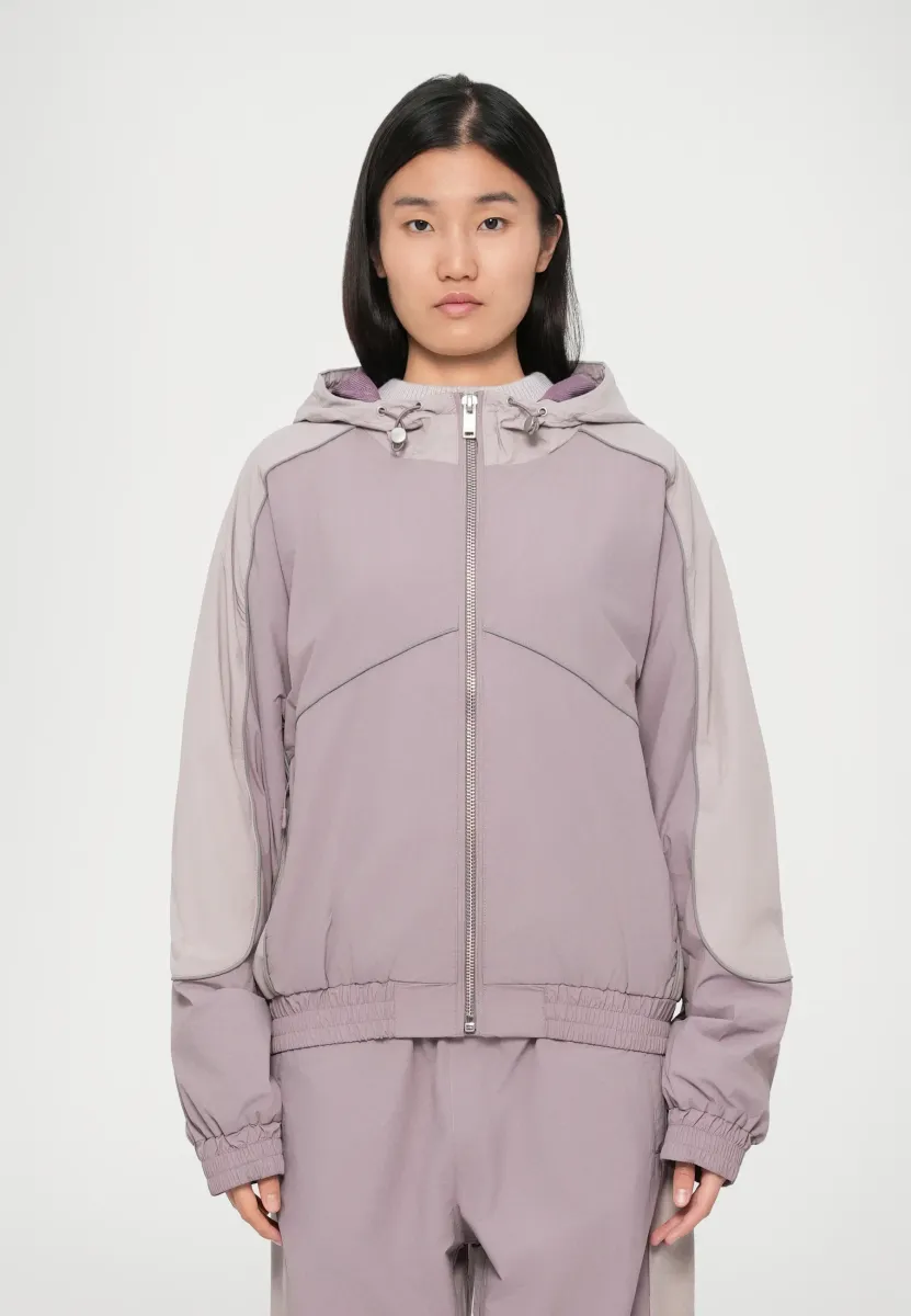 DETAILED TRACK JACKET - Übergangsjacke - dusty purple