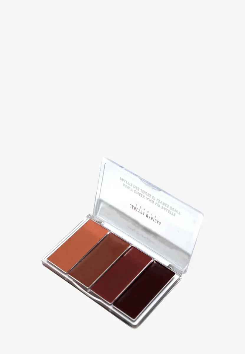 DEWY CHEEK & LIP PALETTE - Rouge - brown