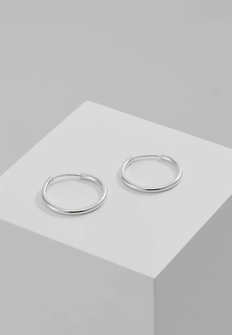 DIA HOOP - Ohrringe - silver-coloured