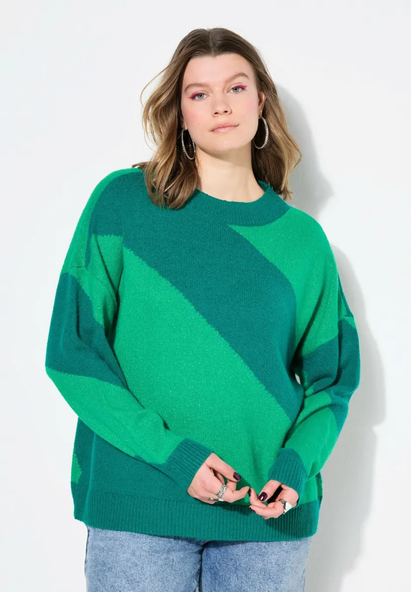 DIAGONALE  - Strickpullover - emerald green