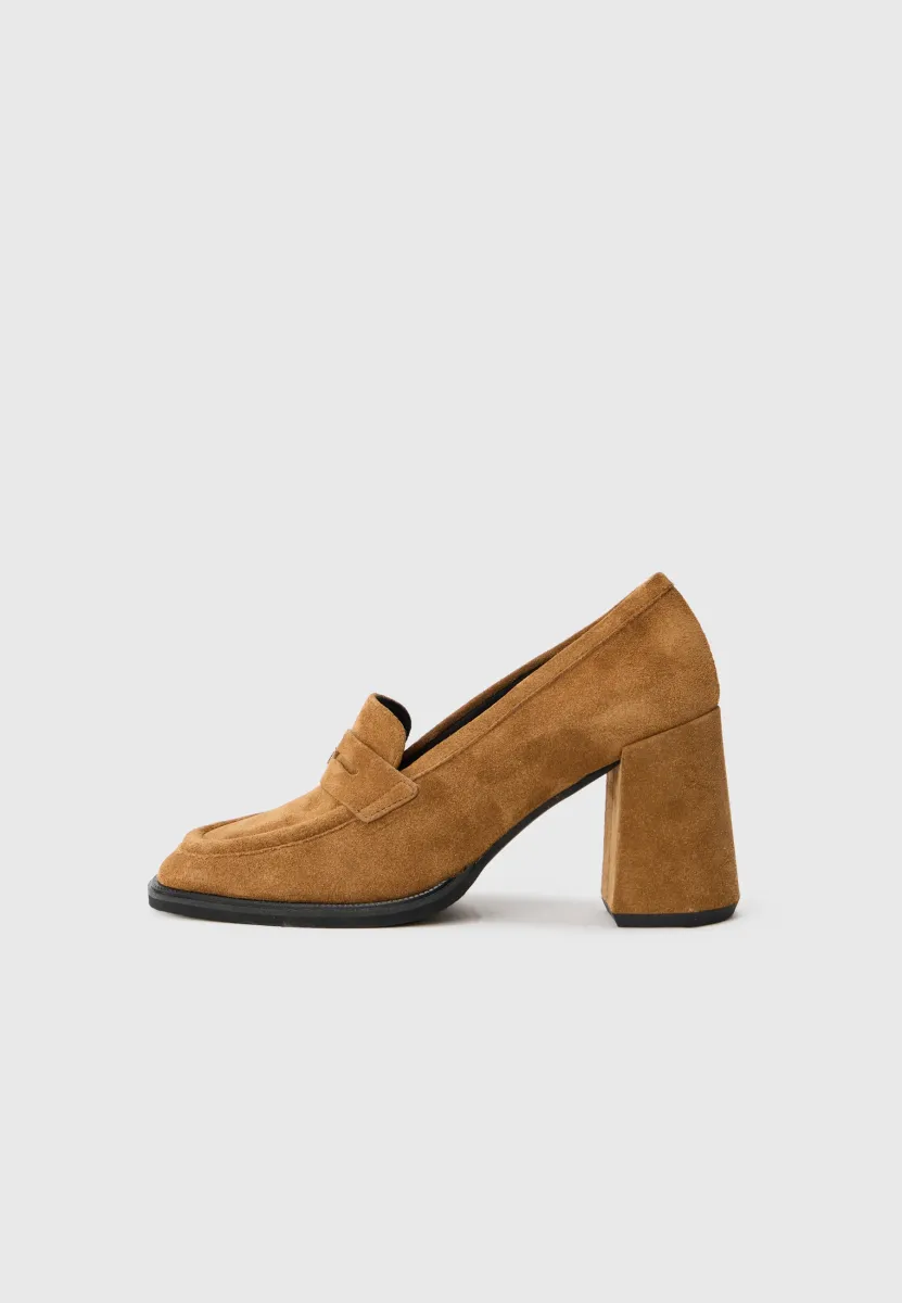 DIAMANTE MOCA - High Heel Pumps - cognac