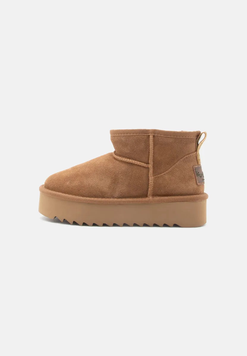 DIDDY YOUNG - Plateaustiefelette - tobacco brown