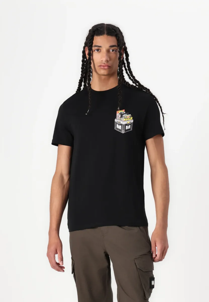DIGGIN - T-Shirt print - black