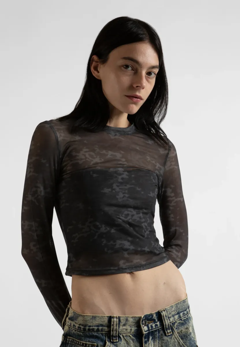 DIGICAMO - Langarmshirt - black