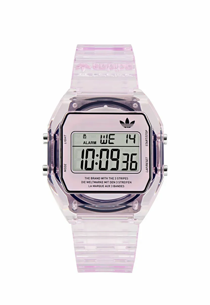 DIGITAL TWO CRYSTAL - Digitaluhr - pink