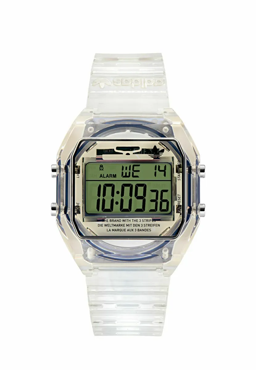 DIGITAL TWO CRYSTAL - Digitaluhr - white