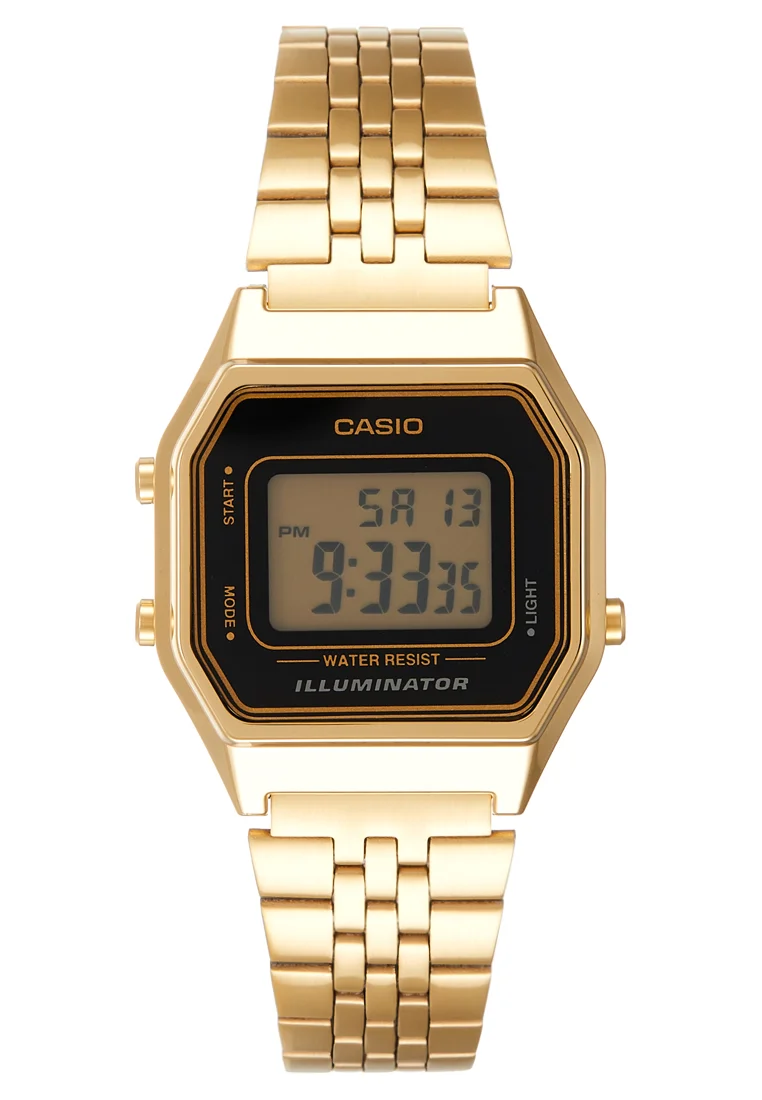 Digitaluhr - gold-coloured/black