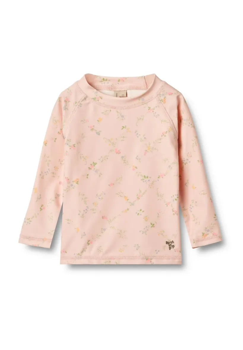 DILAN - Langarmshirt - powder checked flowers