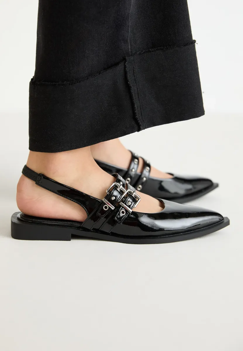 DINKY - Riemchenballerina - black
